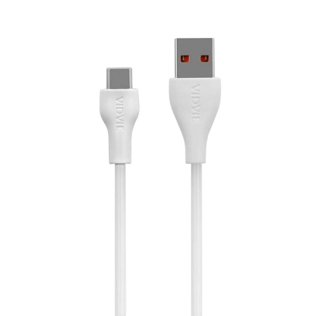 Ładowarka sieciowa 2XUSB 2.4A + kabel micro VIDVIE PLE245 biała